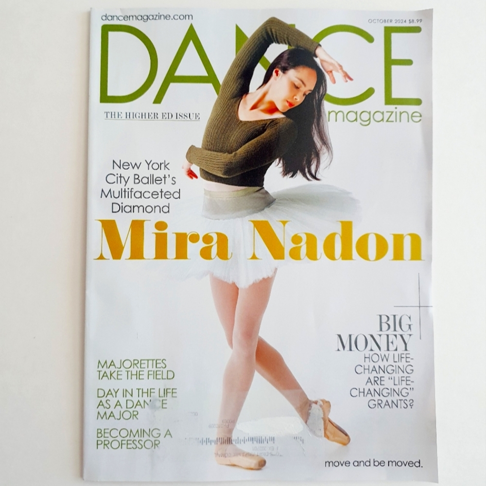 Dance Magazine October, 2024 Mira Nadon New York City Ballet,s Diamond